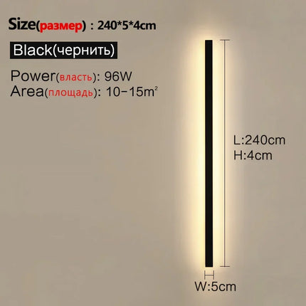 Applique murale LED étanche pour éclairage décoratif extérieur — LZ4X9P2