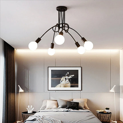 Lustre suspension style industriel moderne pour intérieur élégant — LZ4XJ7