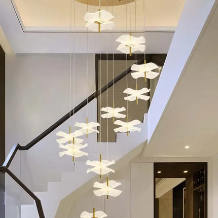 Lustre LED en cristal floral pour éclairage moderne et créatif — LZ4X9J