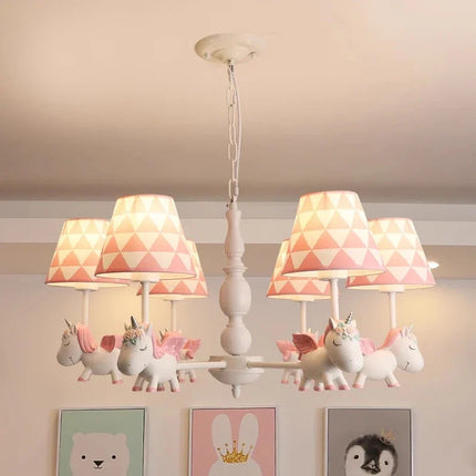 Lustre LED rotatif pour enfant style nordique romantique et chaleureux — LZ4X9P
