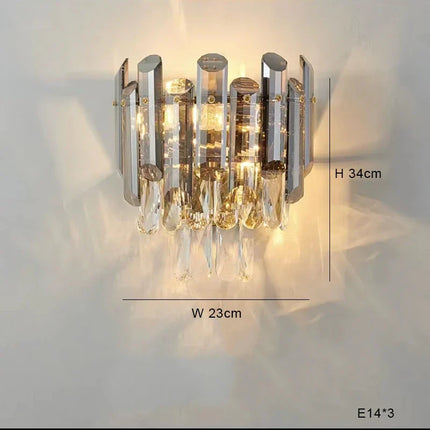 Lustre LED en cristal K9 à intensité variable pour Noël — LZ4X9P2Q