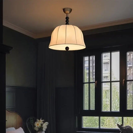 Lustre rétro en tissu lumineux pour décoration intérieure — LZ4X9P