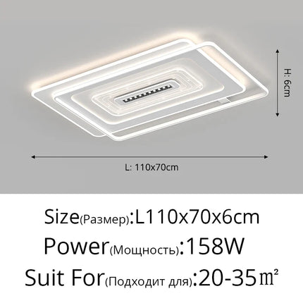 Plafonnier LED nordique pour intérieur ambiance chaleureuse — LZ4X9T2