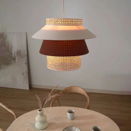 Suspension nordique artisanale en corde de chanvre pour intérieur — LZ4X9P