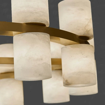 Suspension minimaliste en cuivre et marbre style postmoderne — LZ4X9Q2