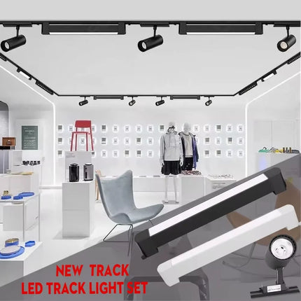 Spot LED sur rail pour éclairage professionnel de magasin — LZ4Q7M9