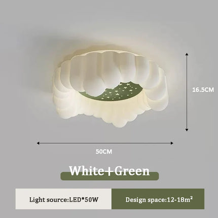 Plafonnier LED décoratif nuages et ciel étoilé pour enfants — LZ4X9T