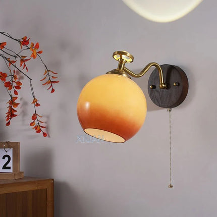 Applique murale vintage en verre effet rétro pour éclairage hôtelier — LZ4R7Q9B