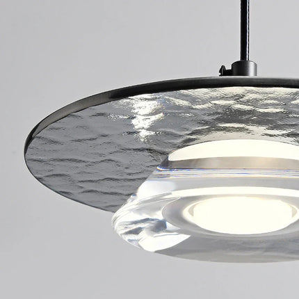 Suspension LED design en verre et cuivre avec cordon réglable — LZ4X9P