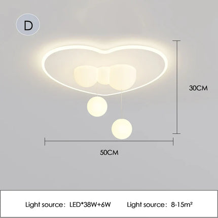 Plafonnier LED nuage pour chambre d'enfant au design chaleureux et minimaliste — LZ4X9J2