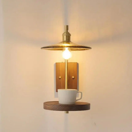 Applique murale vintage en verre pour intérieur élégant — LZ4XJ9