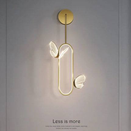 Applique murale LED papillon style nordique pour décoration intérieure — LZ4M7Q9