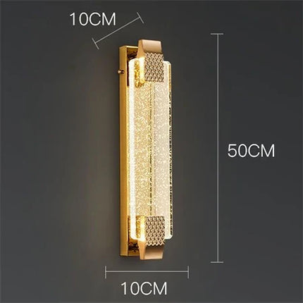 Applique murale moderne en cristal pour éclairage décoratif intérieur — LZ4X9P2