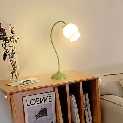 Lampe de chevet américaine à motifs floraux pour cadeau anniversaire — LZ4X9P