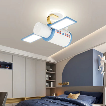 Lustre suspendu décoratif dessin animé satellite pour chambre d’enfants — LZ4P9X