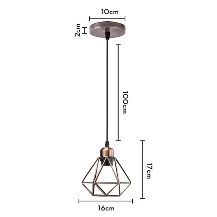 Plafonnier encastré industriel vintage en métal pour intérieur créatif — LZ4X9T2