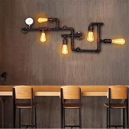 Applique murale vintage en métal style industriel pour loft et restaurant — LZ4D7Q9