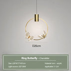 Lustre en anneau / 3 couleurs
