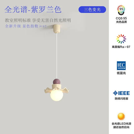 Suspension fleur style nordique pour éclairage et décoration enfants — LZ4X9P