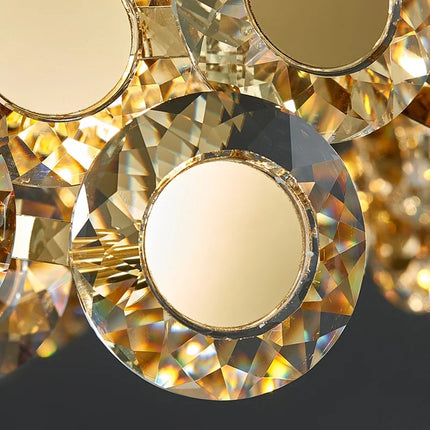 Lustre en verre design tournesol pour intérieur moderne — LZ4X9P2