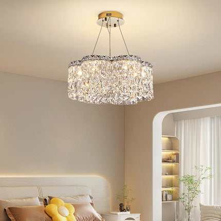 Lustre en cristal pour éclairage intérieur élégant — LZ4G7X2