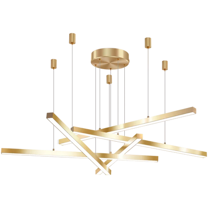 Suspension LED en cuivre pour décoration intérieure élégante — LZ4X9P2