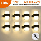 Circulaire Type B 8PC / Aluminium Acrylique / Blanc chaud (2700-3500K)