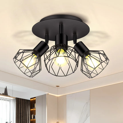 Plafonnier spot LED réglable en fil métallique pour intérieur — LZ4X9P