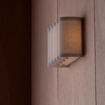 Applique murale LED nordique vague en tissu pour salon et chambre — LZ4X9P2