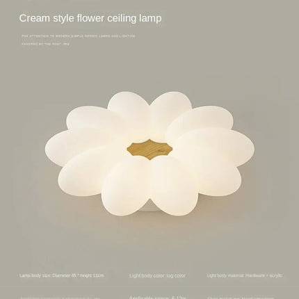 Lustre suspension à pétales pour ambiance chaleureuse et apaisante — LZ4X9P