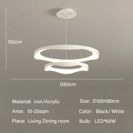 Suspension design moderne pour éclairage intérieur élégant — LZ4X9T2