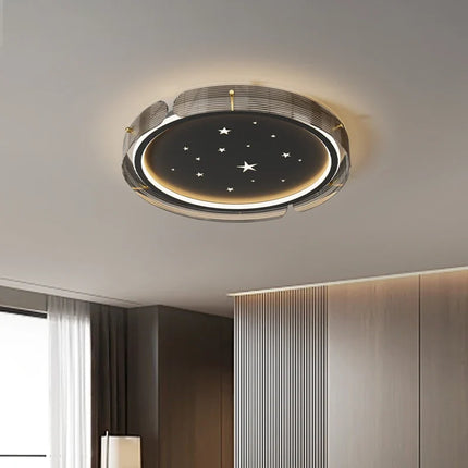 Plafonnier LED minimaliste avec effet ciel étoilé haut de gamme — LZ4P9X