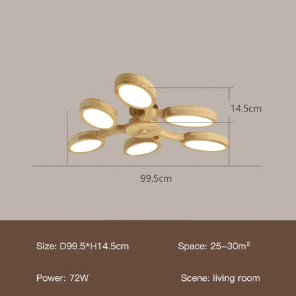 Lustre LED moderne design arbre pour décoration intérieure — LZ4X9T1