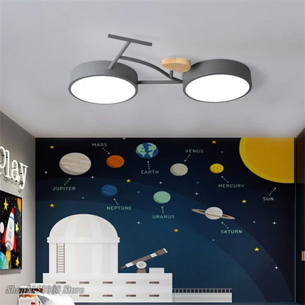 Plafonnier LED nordique avec 3 températures de couleur pour vélo — LZ4T9XQ