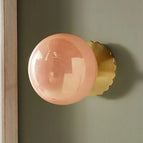 Verre rose clair / Blanc chaud (2700-3500K)
