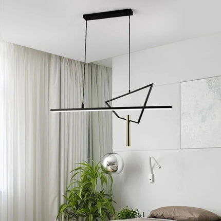 Suspension LED géométrique pour intérieur moderne et élégant — LZ4P9XQ2
