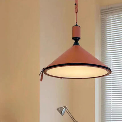 Suspension LED décorative en cuir artificiel — LZ4M7Q2N