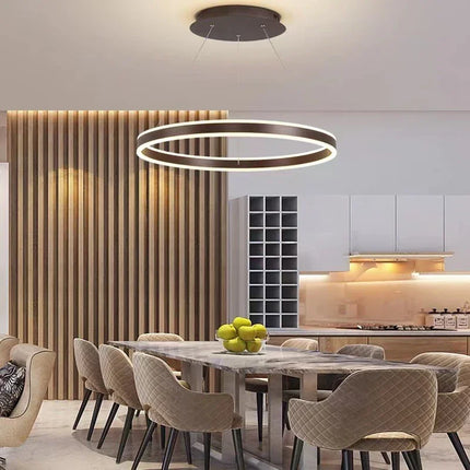 Lustre LED suspendu moderne réglable pour décoration intérieure — LZ4X9T