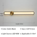 Or Noir 120CM / Lumière tricolore