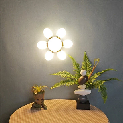 Plafonnier en verre pour éclairage décoratif intérieur moderne — LZ4X9M