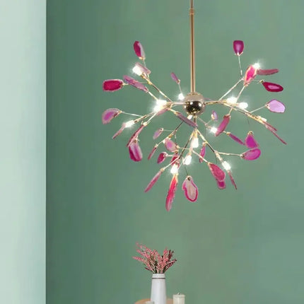 Lustre créatif en agate style postmoderne élégant — LZ4X9T2