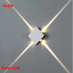 4x3W / Blanc chaud (2700-3500K)