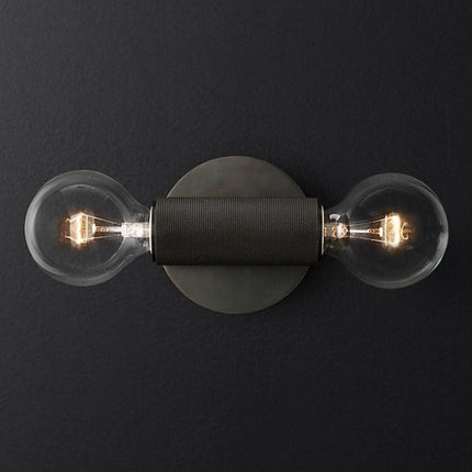 Applique murale design métal à double tête Deacon — LZ4X9T