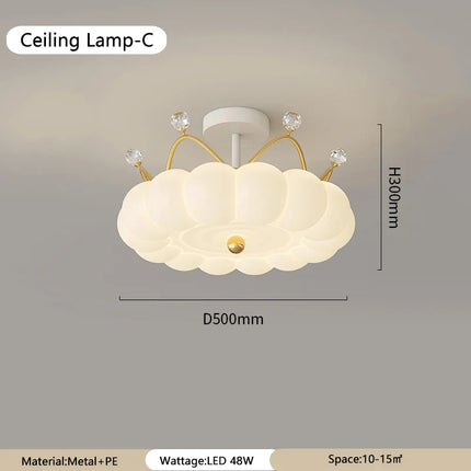 Lustre LED moderne à suspension couronne avec télécommande optionnelle — LZ4X9P