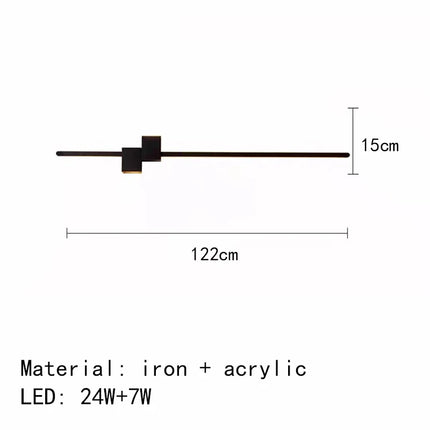 Applique murale LED au design artistique minimaliste — LZ4X9P2