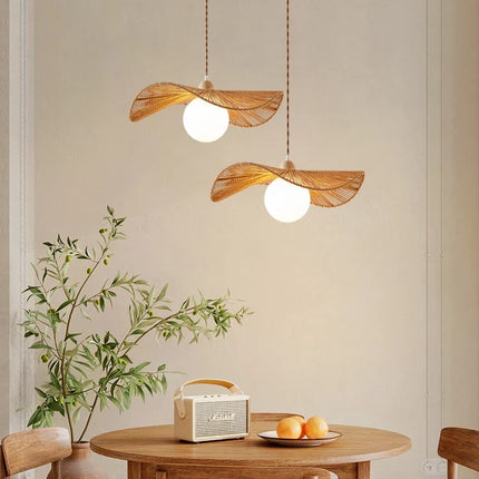 Suspension en bois style japonais pour décoration intérieure — LZ4N7Q2