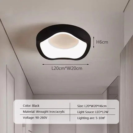 Plafonnier LED nordique pour salon