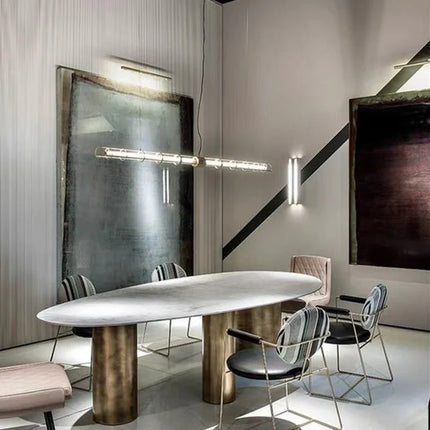 Suspension moderne en verre pour bar, restaurant et bureau minimaliste — LZ4X9T2