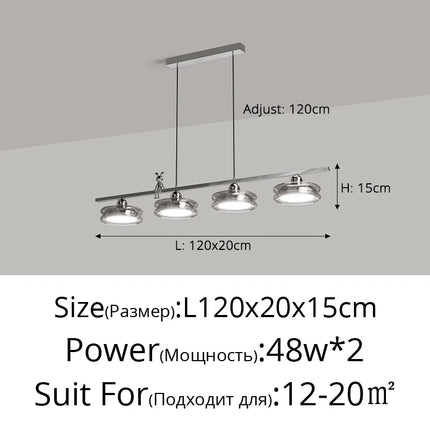 Suspension italienne minimaliste pour éclairage intérieur moderne — LZ4X9P