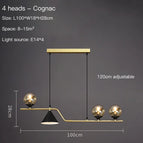 Gold-4Heads / Transparent / Cold white